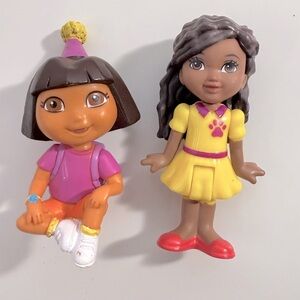 Dora and Friend Emma Cake Topper